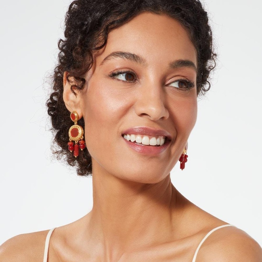 The Metropolitan Museum of Art Classical Carnelian Chandelier Earrings | Earrings