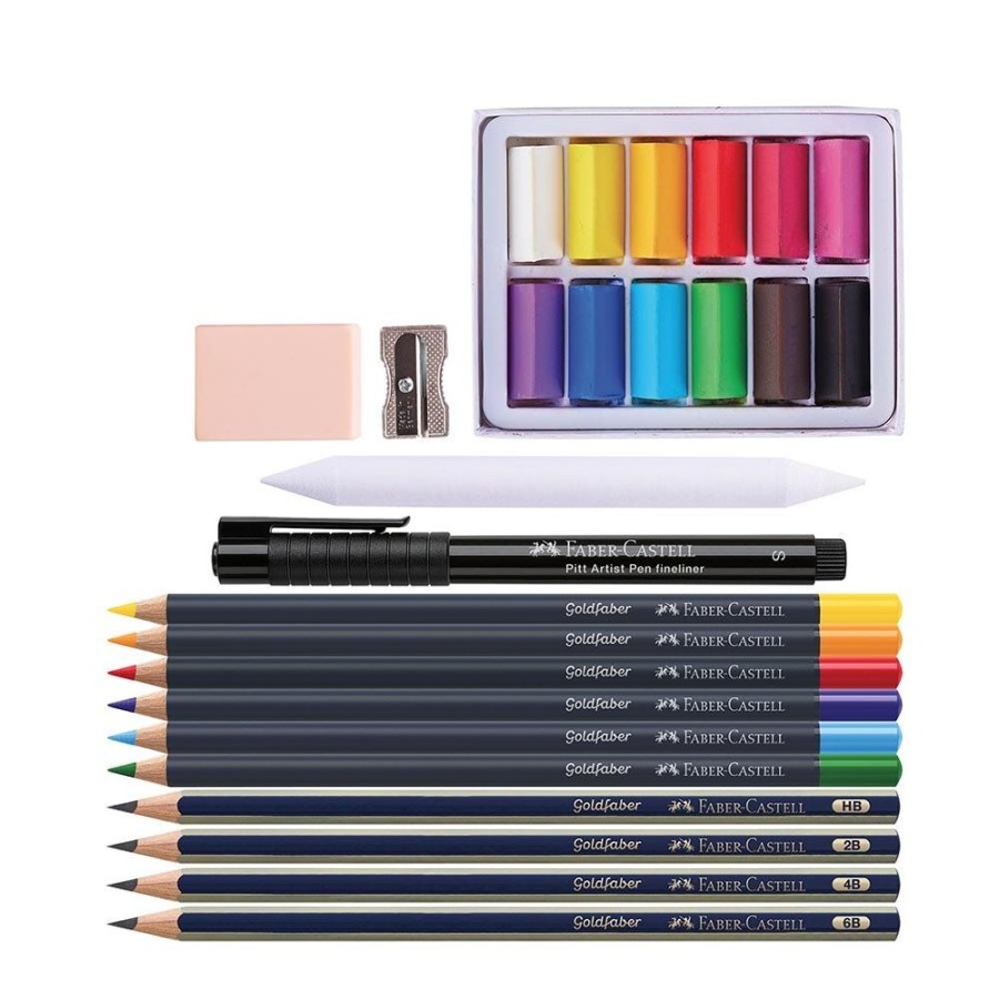 The Metropolitan Museum of Art Creative Studio Try It Box: Dry Mediums | Art Supplies & Easels