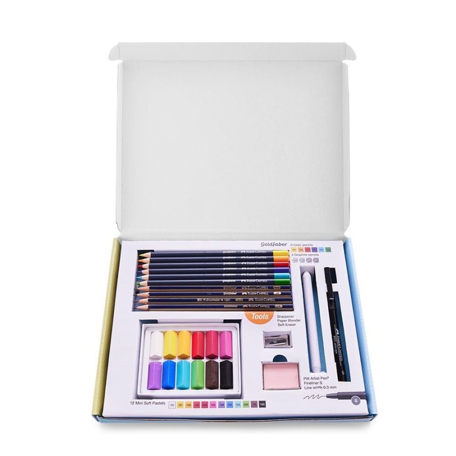 The Metropolitan Museum of Art Creative Studio Try It Box: Dry Mediums | Art Supplies & Easels