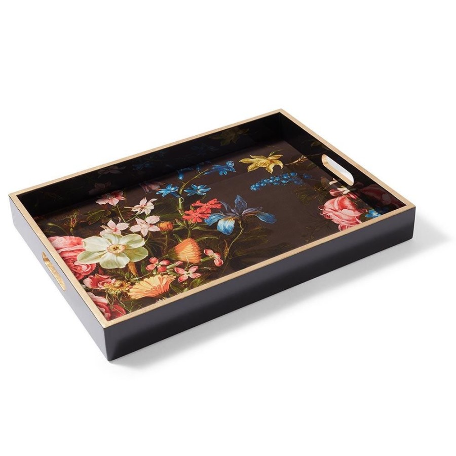 The Metropolitan Museum of Art Peeters Bouquet Of Flowers Lacquer Tray | Decorative Accents