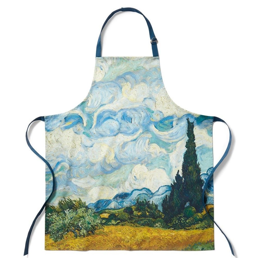 The Metropolitan Museum of Art Van Gogh Wheat Field With Cypresses Apron | Tableware