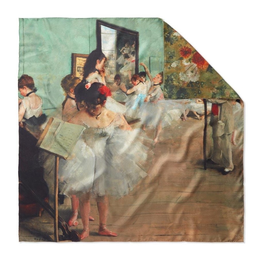 The Metropolitan Museum of Art Degas Impressions Double-Sided Square Silk Scarf | Scarves & Wraps