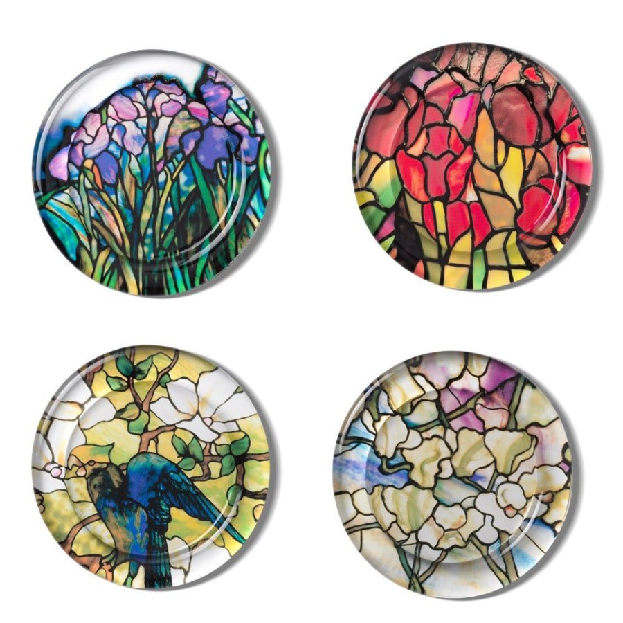 The Metropolitan Museum of Art Louis C. Tiffany Stained-Glass Coasters | Tableware