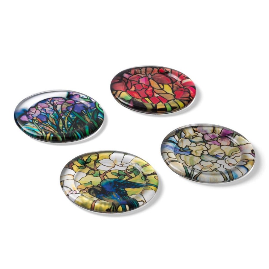 The Metropolitan Museum of Art Louis C. Tiffany Stained-Glass Coasters | Tableware