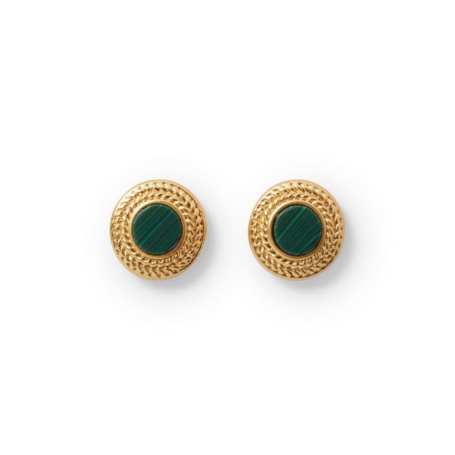 The Metropolitan Museum of Art Roman Malachite Stud Earrings | Earrings